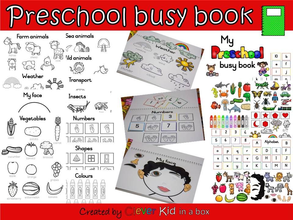 Preschool Busy Book