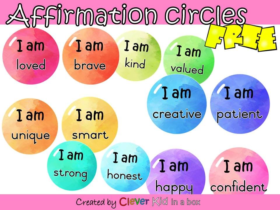 Affirmation circles