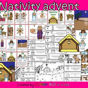Nativity advent calendar