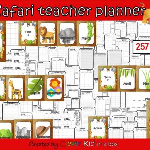 Safari Teacher Planner