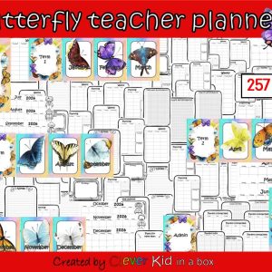 Butterfly Teacher Planner