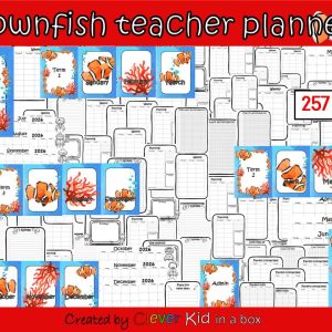 Clownfish Teacher Planner