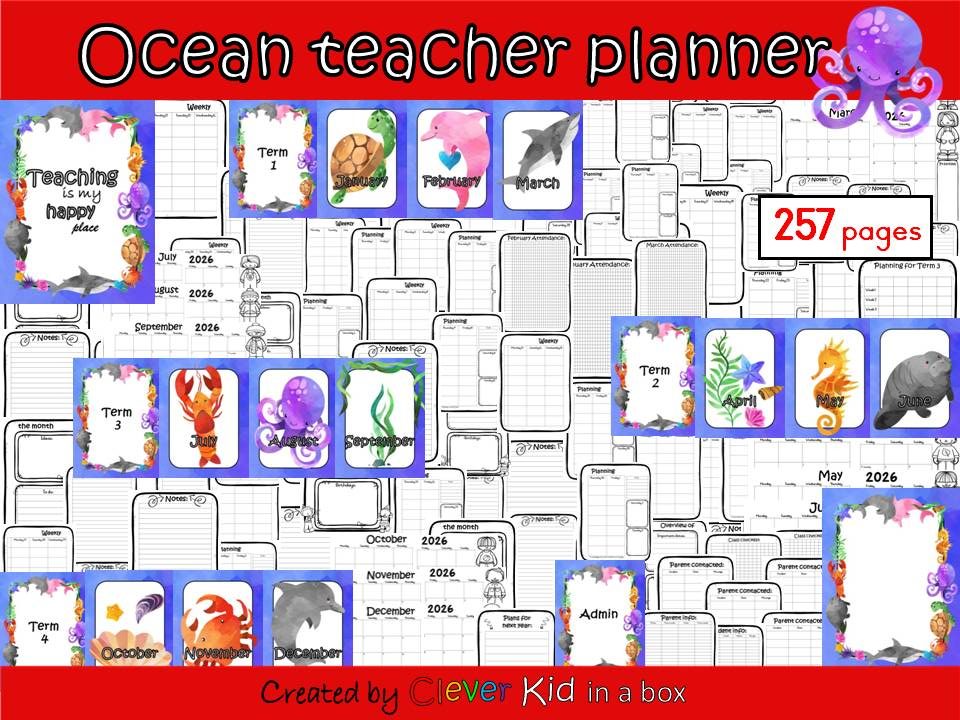 Ocean Teacher Planner