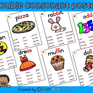 Double consonant posters