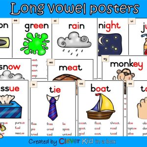 Long vowel posters