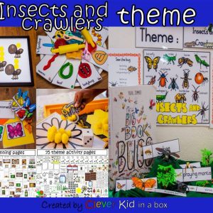 Insects and crawlers theme